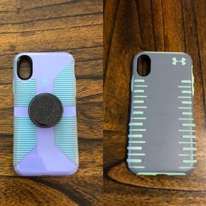 i Phone X Aqua Cases Bundle (2 included)